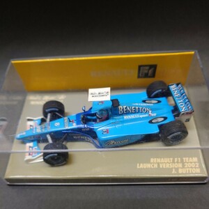 ◆MINICHAMPS◆F1◆RENAULT◆Launch Version 2002◆J.Button◆1/43◆　