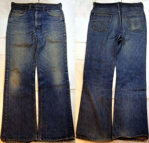 t626/LEVIS517 ヴィンテージ 色落ちスペシャル！激ヒゲ