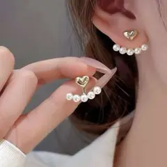 ピアス パール 白 ゴールド pierce 結婚式 会 宴会