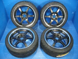 【H】SSR ライナー REINER Type 6R 18インチ 8.0J +50 PCD100 5H(未使用品) FINALIST 595EVO 225/40R18(新品) 86/BRZ/インプレッサなど