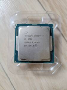 intel 第8世代 Core i7-8700 3.2GHz LGA1151