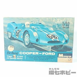 2RA45◆未組立 当時物 モノグラム 1/32 クーパー フォード スロットカー キット 現状/monogram Cooper FORD レベル Revell COX 海外 送:60