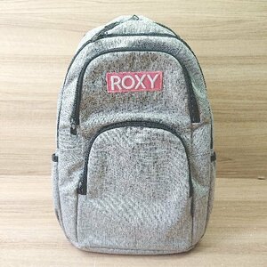 ■ ROXY リュックサック グレー ピンク レディース E