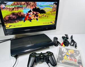 動作品 SONY ソニー PS3 PlayStation3 本体 プレイステーション3 CECH-4300c 500GB コントローラー /AV/電源ケーブルセットソフト付き(H1)