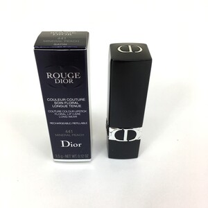 □【同梱可】【ネコパケ発送】未使用品 Dior　ディオール ルージュ ディオール 口紅 MINERAL PEACH 441 3.5g