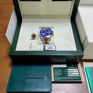 ROLEX ロレックス サブマリーナデイト 116613LB 自動巻き腕時計 オマケ時計付き純正ボックス ギャランティ含む