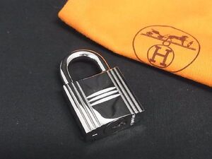 希少■極美品■ HERMES エルメス カデナのみ ビックサイズ 大きい 南京錠 パドロック ナンバー1 シルバー系 BG3472