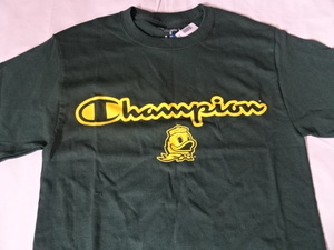 USA購入 激レア チャンピオン製 USカレッジ オレゴン大学ダックス【OREGON DUCKS】ドナルドダック ロゴプリントTシャツUS Mサイズ グリーン