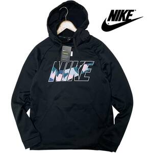 1円〜 新品 NIKE ナイキ DRI-FIT 裏起毛 プルオーバー パーカー フーディー Mサイズ