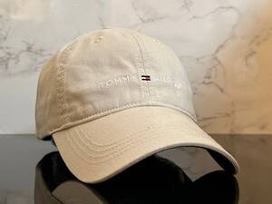 【未使用品】582KA 人気★TOMMY HILFIGER トミー・ヒルフィガ－ キャップ 帽子 CAP 人気のラテカラーのコットン素材♪《FREEサイズ》