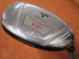 ■ ブリヂストン ツアーステージ X-UT U3 21度 ダイナミックゴールド X100 中古 ユーティリティ ３番 TOURSTAGE X UT ■