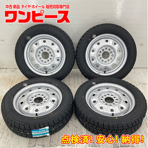 新品タイヤ 中古鉄ホイールセット 155/65R13 73Q 13インチ 13×4B 12HM PCD100/110/114.3 グッドイヤー冬 スタッドレス d1483