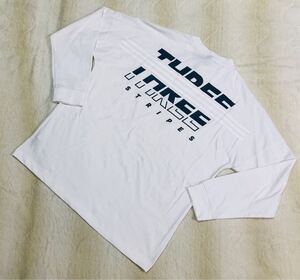 新品★adidas★アディダス ビッグロゴ 長袖 Tシャツ XO 白系 HA1869