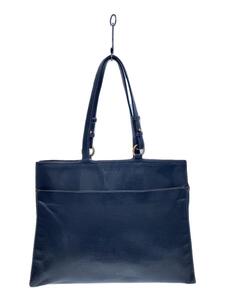 LOEWE◆トートバッグ/レザー/BLK