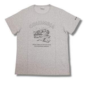 即決☆コロンビア テント グラフィック Tシャツ GRY/XLサイズ 半袖 送料無料 グレー XL 速乾 ドライ UPF25 紫外線カット キャンプ Columbia