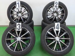 ノア ヴォクシー インプレッサ 等に 4本 レオニス WX 17インチ 7J +47 5H 114.3 ラジアル GOODYEAR EfficientGrip ECO 2023年 215/50R17