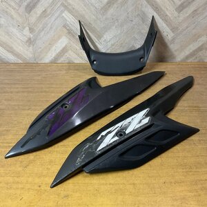 【SK01-38】!!歳末セール!! スズキ セピア ZZ CA1HC リアスポイラー リアカウル サイドカバー ブラック 純正部品 動画有!!