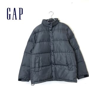 1D2770-N◆old◆ GAP ギャップ ダウンジャケット 裏フリース テック 厚手 ◆ sizeS グレー系 ポリエステル レーヨン