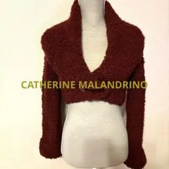 Catherine Malandrino バーガンディ カーディガン