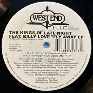 [ The Kings Of Late Night Feat. Billy Love - Fly Away EP - West End Blue WES 1036 ] Theo Parrish