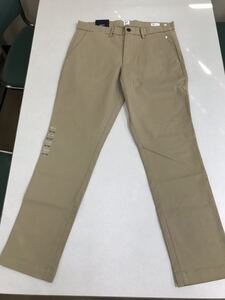 ●ＧＡＰ●新品●チノパン●ギャップ●ウエスト91股下81cm●サンドベージュ●スリム●クールビズ●32●B 1-1