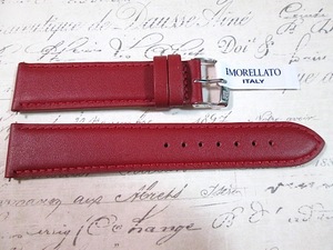 少々難あり MORELLATO ITALY 20mm Red カーフ GRAFIC*1