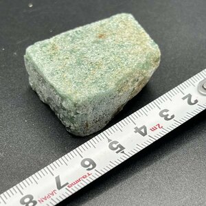 鉱石 標本 含クロム白雲母（がんくろむしろうんも） FUCHSITE フクサイト 原石 44g 天然鉱石 パワーストーン 産地不明 置物 (TD9