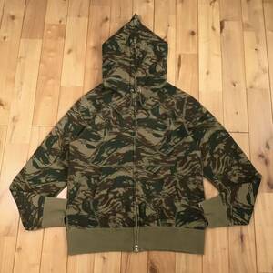 BAPE camo フルジップ パーカー Mサイズ BAPE full zip hoodie a bathing ape エイプ ベイプ アベイシングエイプ NIGO 迷彩 w65