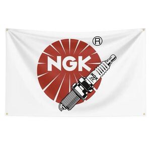 ガレージ フラッグ　NGK アメリカン雑貨 FLAG レトロ旧車