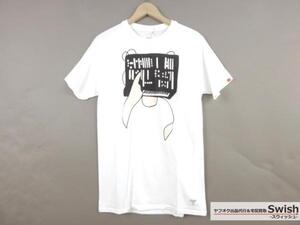 Z177■BEDWIN ベドウィン × THIS SOFT MACHINE■新品　S/S PRINT “SULLIVAN” 　Tシャツ 2 WHITE■