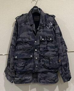 UNDERCOVERISM × COMME des GARCONS(アンダーカバーイズム×コムデギャルソン) 03SS 「SCAB」　 スキャブ ギズ サークル ジャケット