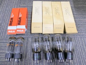 【通電動作未確認】SYLVANIA JAN CHS 6B4G RCA 5U4GB 真空管 6本セット シルバニア 1円~　S4693