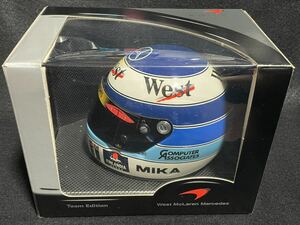 【中古】S.P.O.R.T.S.MODELS 1/2 ヘルメット 1998 ウエスト・マクラーレン・メルセデス ミカ・ハッキネン タバコ仕様 WEST