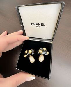 [1円スタート] CHANEL イヤリング アクセサリー パール シャネル ヴィンテージ 真珠　グリポア　極レア品　極美品　コレクター様に大人気　