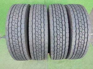 ★BRIDGESTONE M800 ミックス★225/80R17.5 123/122L 残り溝:8.4mm～11mm以上 2本2018年/2本2017年製　4本 MADE IN JAPAN