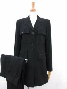 98P ヴィンテージ 超美品【シャネルブティック CHANEL】P11193V06456 ロングジャケット×スラックス セットアップ(レディース)38■17HR3688