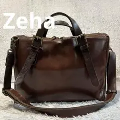 Zeha ツェハ　ビジネスバッグ　姫路レザー　2WAYショルダーブリーフバッグ