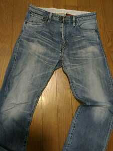 リーバイス　202　デニムパンツ ジーパン　Ｗ31 Made in Japan Levi’s　シンチベルト　シンチバック　USED加工　革パッチ　日本製