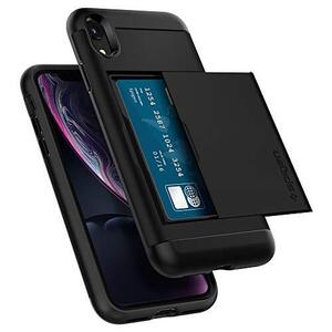 【訳有未使用】Spigen iPhone XR ケース 6.1インチ 対応 ICカード収納 2枚 耐衝撃 衝撃…_C_1197