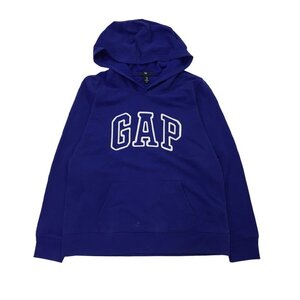 2303F-041 メンズ GAP ギャップ ブルー パーカー M ビッグロゴ【送料一律！800円】