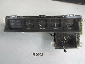 ☆いすゞ 117クーペ PA96 1968年 計器盤 メーターパネル 4連メーター アナログ時計 激レア品！19-2G42