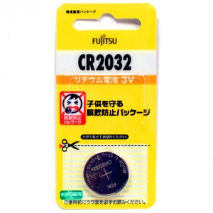 CR2032 コイン電池【1個】3V 富士通 CR2032C(B)N【即決】FUJITSU FDK リチウム電池 ボタン電池★4976680789602 新品