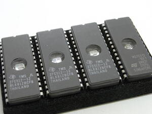 ★ Texas. FUJITSU. STマイクロ. EPROM . 27C512. ８個セット 未使用（消去確認済み) A-565★