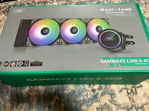  【外箱キズあり/準未使用品】DeepCool GAMMAXX L360 A-RGB(DP-H12CF-GL360-ARGB) CPUクーラー 