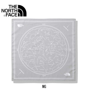 【D-11①】 THE NORTH FACE　ノースフェイス　Star Sign Bandana　NN22201　カラー：MG　ハンカチ　バンダナ