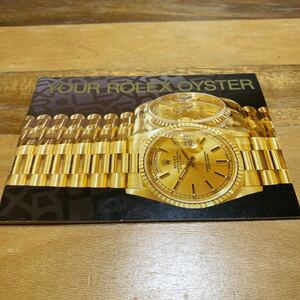 3669【希少必見】ロレックス オイスター冊子 取扱説明書 1994年度版 ROLEX 定形郵便94円可能