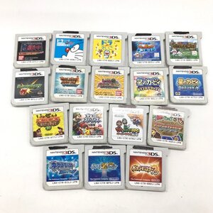 Nintendo ニンテンドー 星のカービィ/スマッシュブラザーズ/ポケットモンスターサン/他 ソフト 17点 おまとめ【DAAQC022】