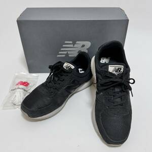 New Balance ニューバランス スニーカー WL220BK BLACK US6.0 JPN23.0㎝ ワイズ幅D 元箱 USED 未使用替シューレース