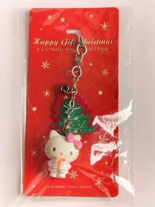 キティ★クリスマス　ノベルティ　マスコット　ストラップ　2008★サンリオ　ハローキティ　非売品★xmas おまけ