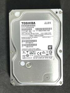 【送料無料】★ 1TB ★ TOSHIBA　/　DT01ACA100 【使用時間：3305ｈ】 良品　3.5インチ内蔵HDD　SATA600/7200 AVコマンド対応[管理■79NS]